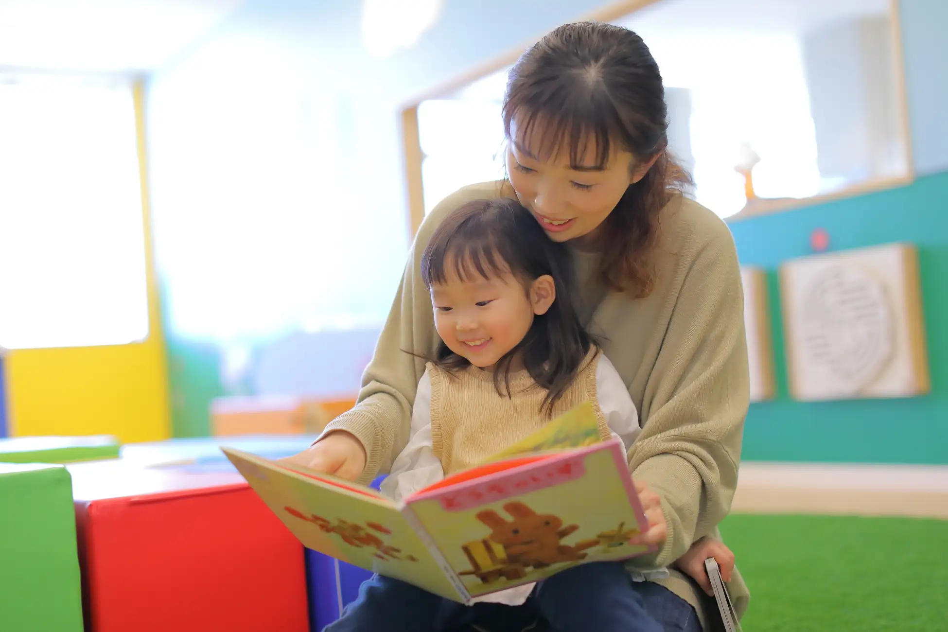 親子のふれあいにつながるえほんがトドック